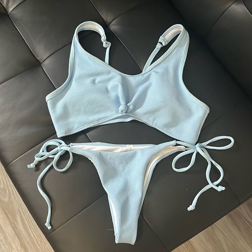 Baby Blue 2 Piece Swimsuit